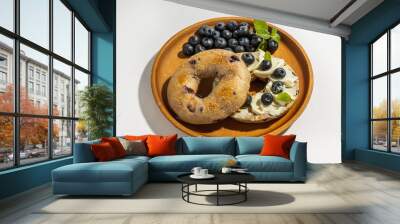 ベーグル　パン　 Bagel Sandwich Wall mural